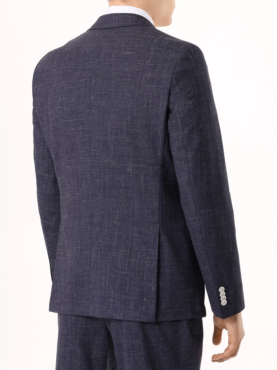 Костюм Slim Fit шерстяной BOSS 50514673/50515088/404 Синий Синий  Фото 3