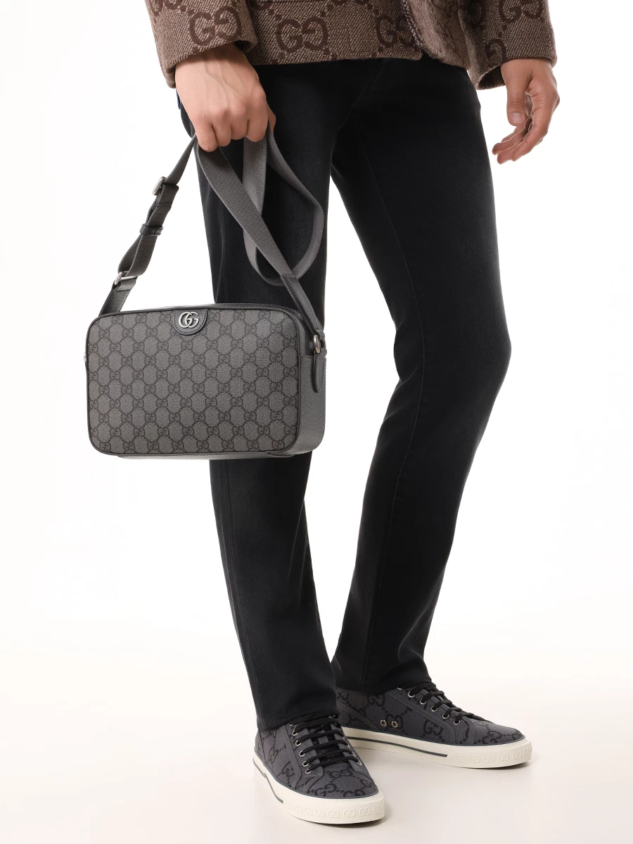 Сумка Ophidia GUCCI 767190UULHK1244 Серый  Фото 2