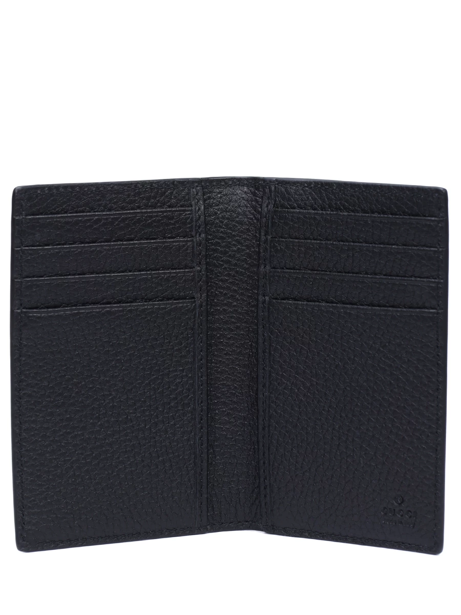 Кошелек кожаный GUCCI 771159AABXM1000 Черный  Фото 3