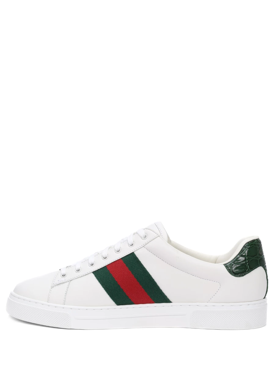 Кеды кожаные Ace GUCCI 757892AACAG9055 Белый  Фото 3