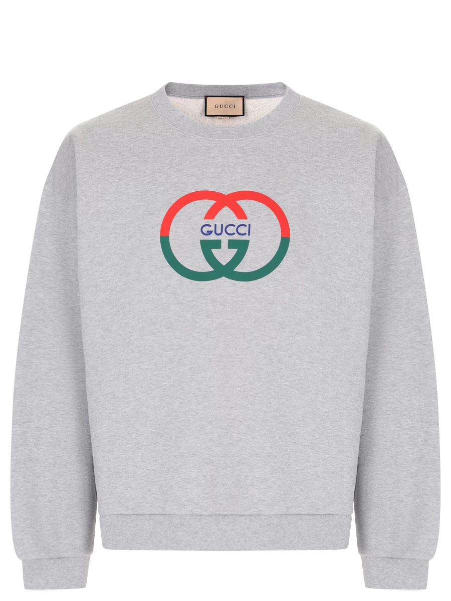 Толстовка хлопковая GUCCI 774244XJGAY1230 Принт 