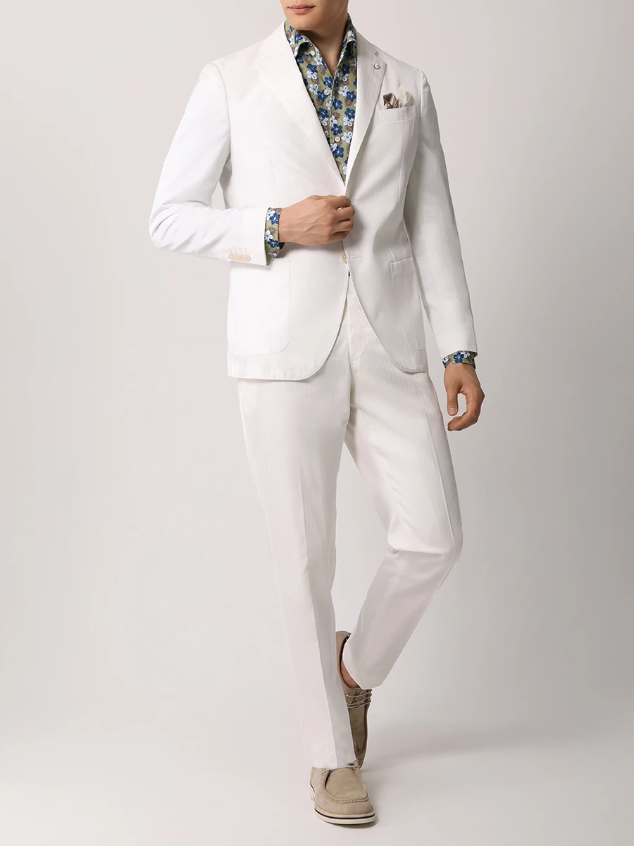 Рубашка Regular Fit льняная MARIA SANTANGELO 20-3275-6 Зеленый  Фото 2