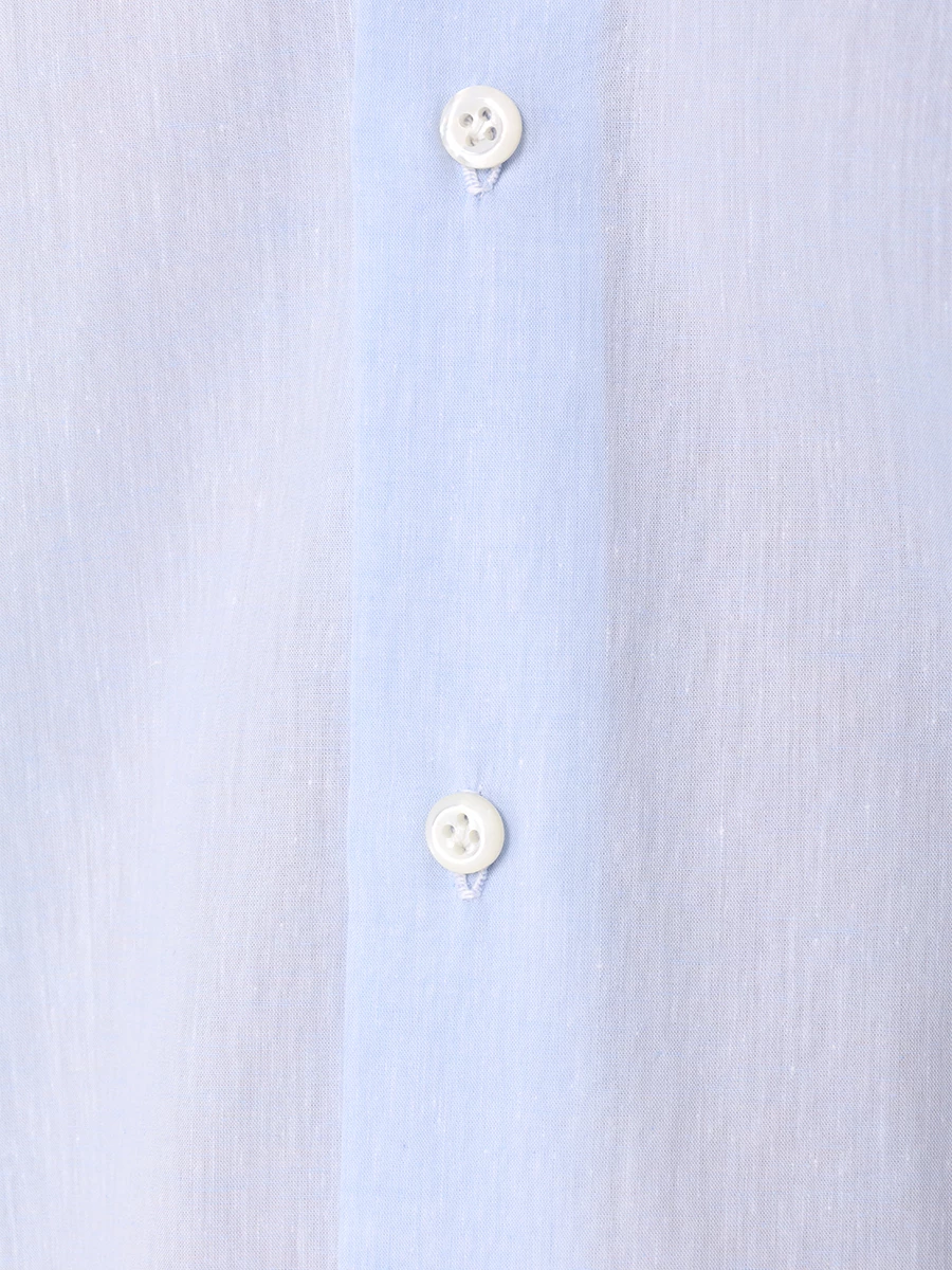 Рубашка Regular Fit из хлопка и льна MARIA SANTANGELO AMBER F 3401555-11 Голубой  Фото 5