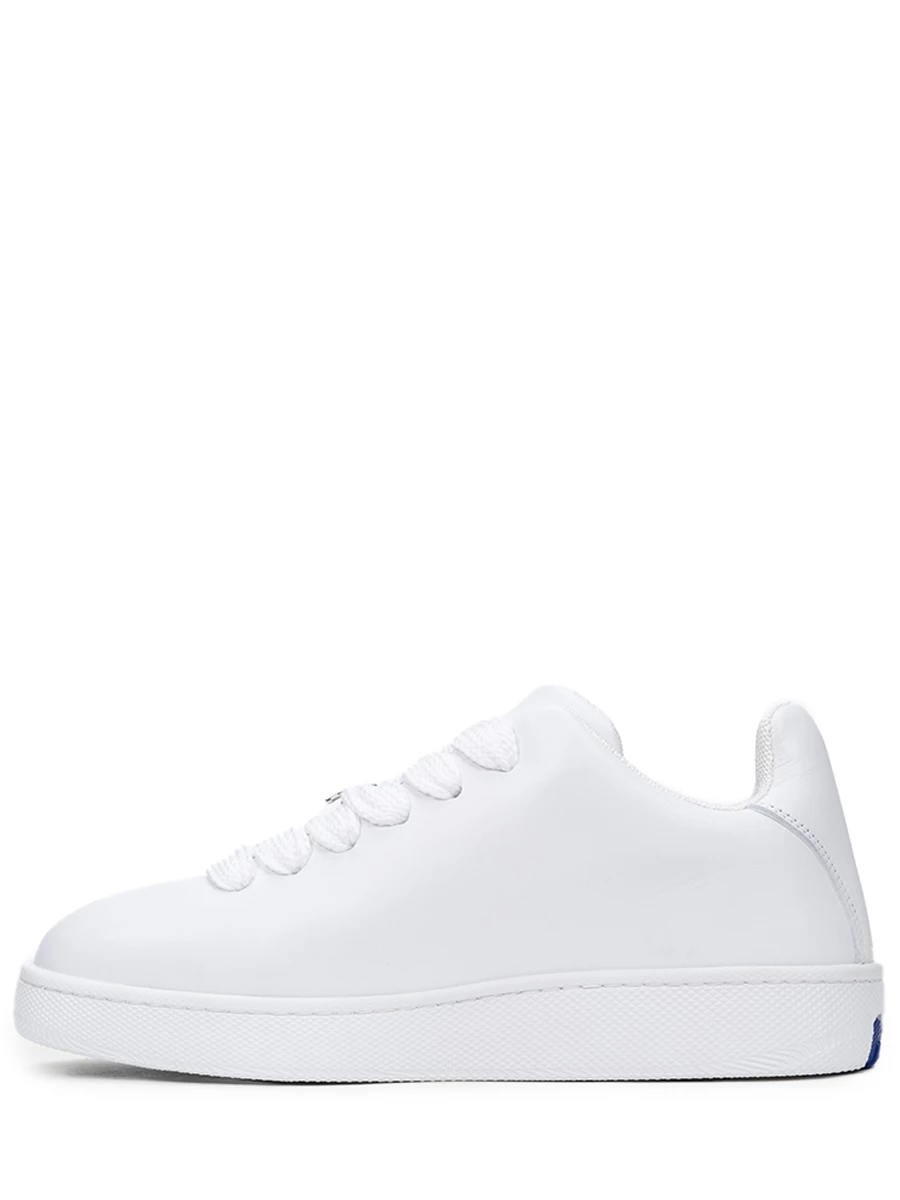 Кеды кожаные BURBERRY 8083326 A1464 Белый  Фото 3
