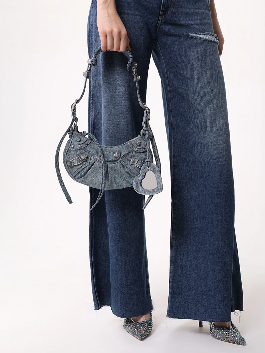 Сумка джинсовая BALENCIAGA 671309 2109U 4715 Деним  Фото 2