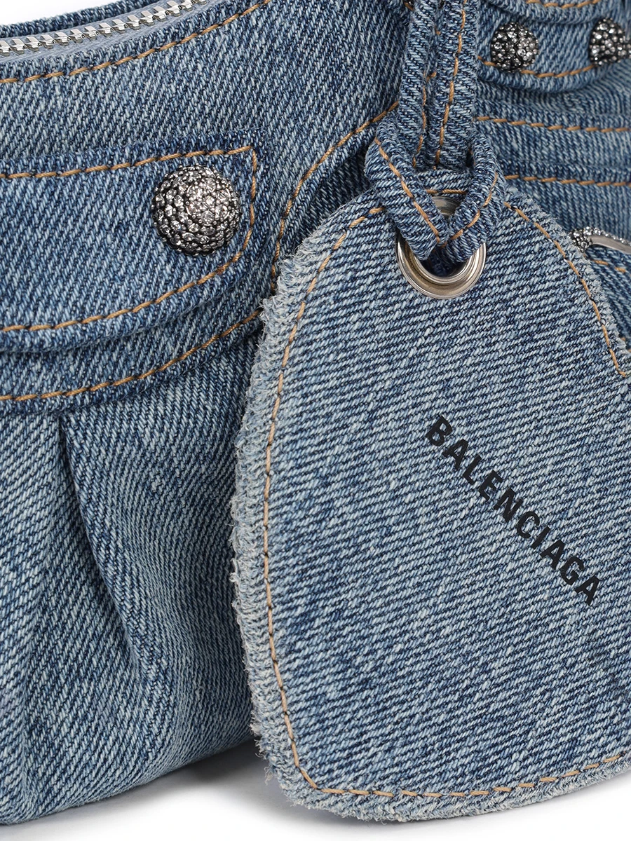 Сумка джинсовая BALENCIAGA 671309 2109U 4715 Деним  Фото 5