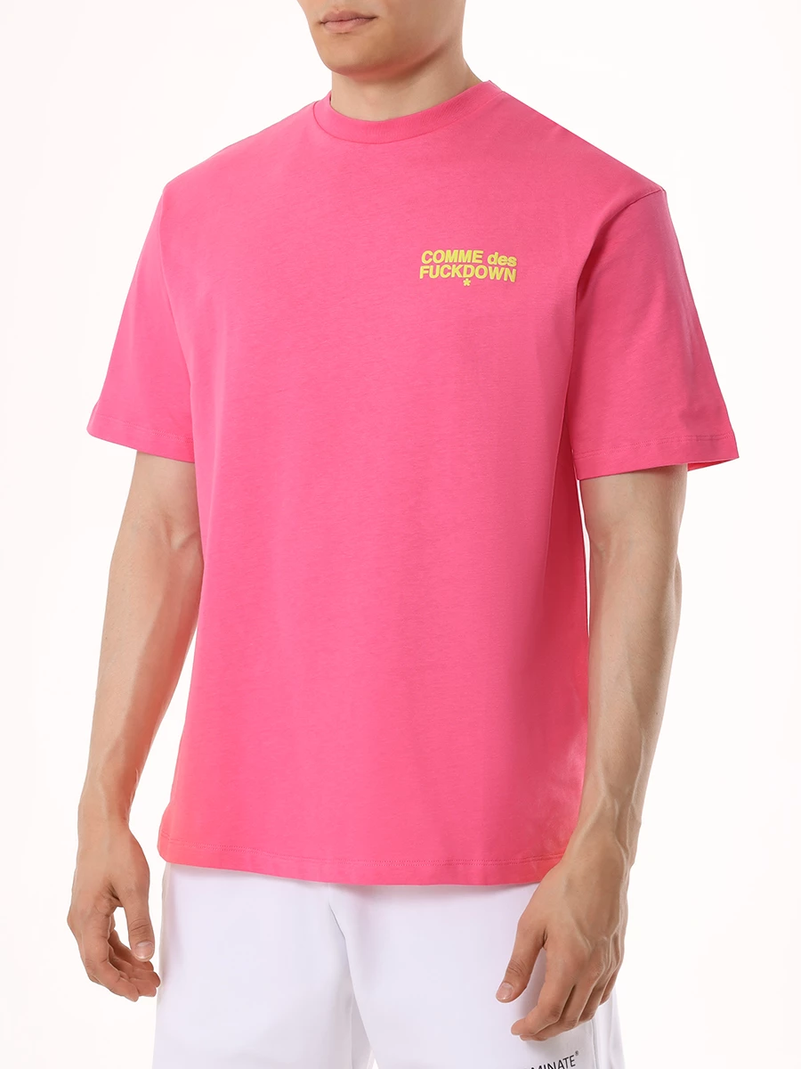 

Футболка хлопковая, Розовый, CFABM00027 ROSA TIARIE