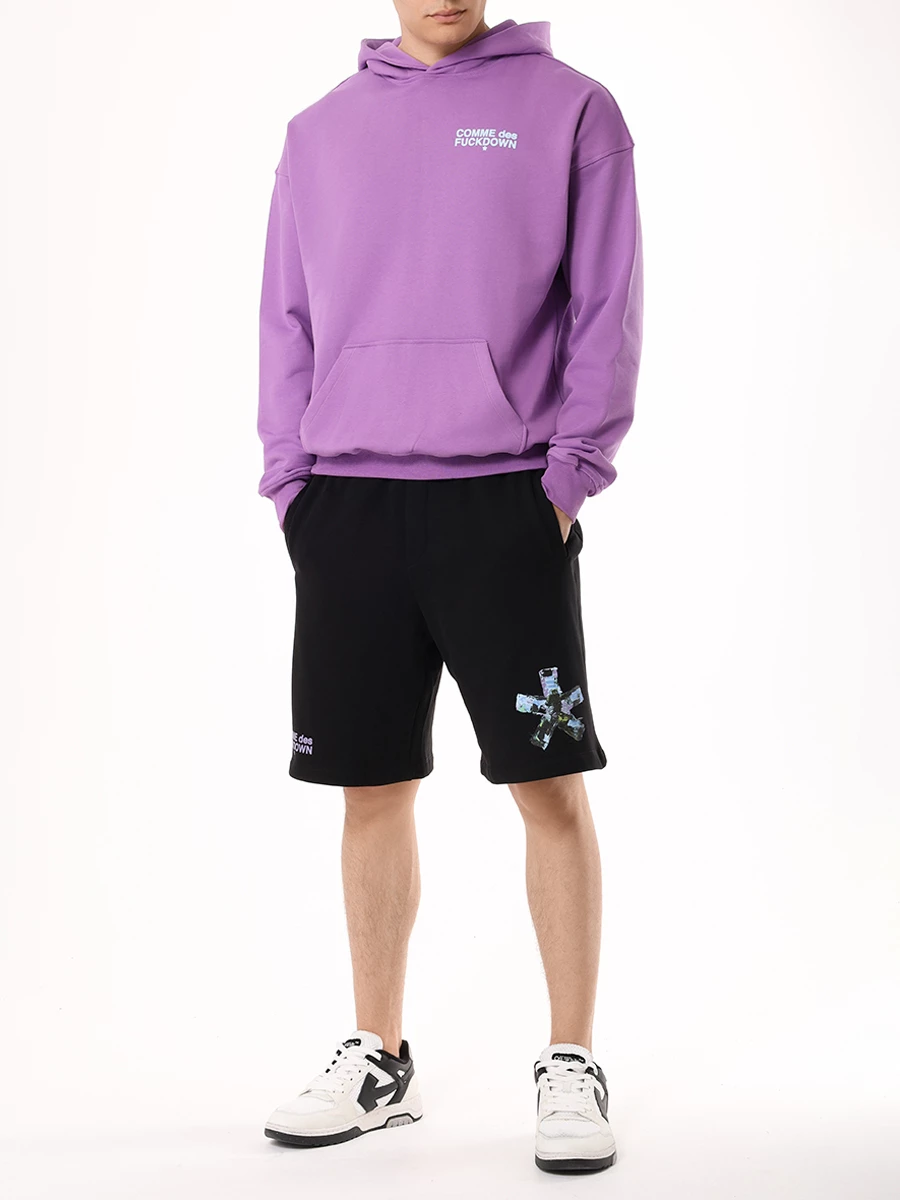 

Худи хлопковое, Сиреневый, CFABM00020 LAVANDA