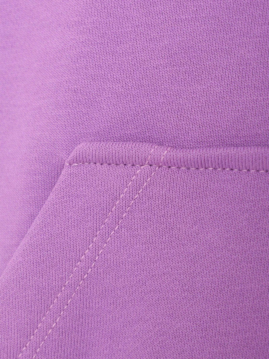 Худи хлопковое COMME DES FUCKDOWN CFABM00020 LAVANDA Сиреневый  Фото 6