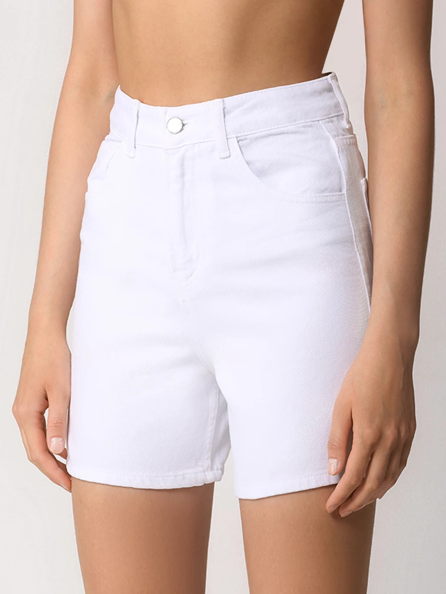 

Шорты джинсовые, Белый, HMABW00302 BIANCO