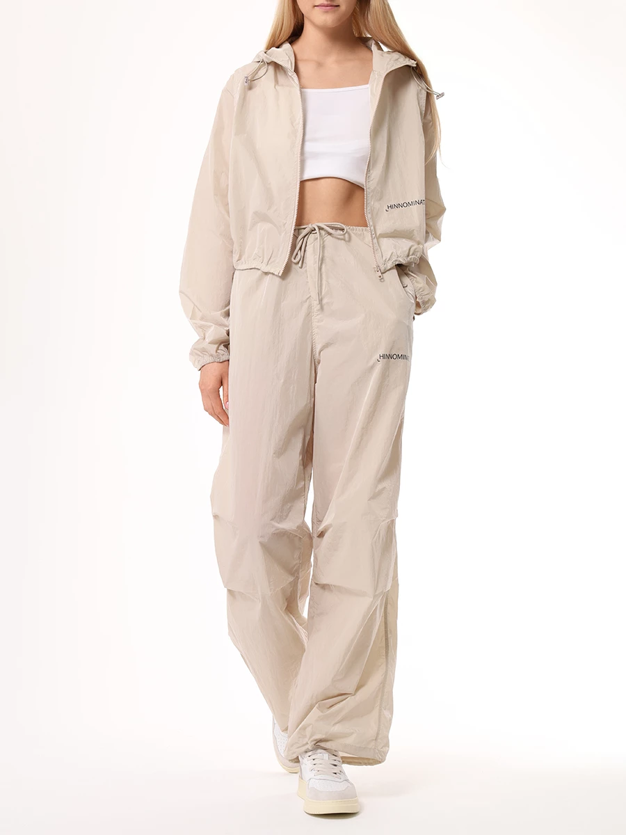 

Брюки однотонные, Бежевый, HMABW00256 BEIGE SAND