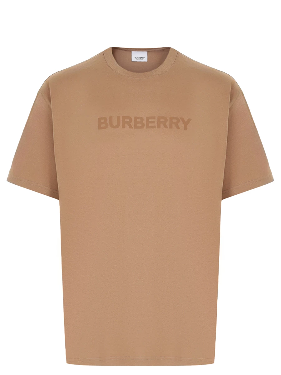 Футболка хлопковая BURBERRY 8083128 A1420 Бежевый 