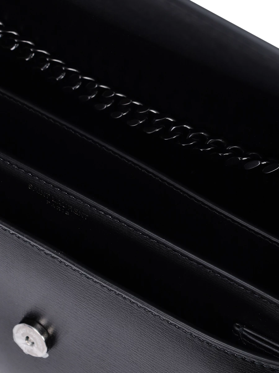 Сумка кожаная Sunset SAINT LAURENT 442906D420U 1000 Черный  Фото 4