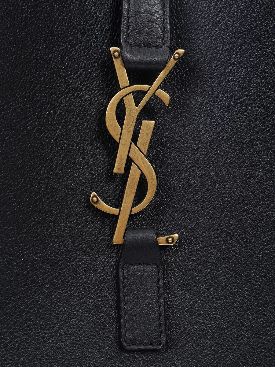 Сумка кожаная Le 5 a 7 SAINT LAURENT 713938AAAUQ 1000 Черный  Фото 5