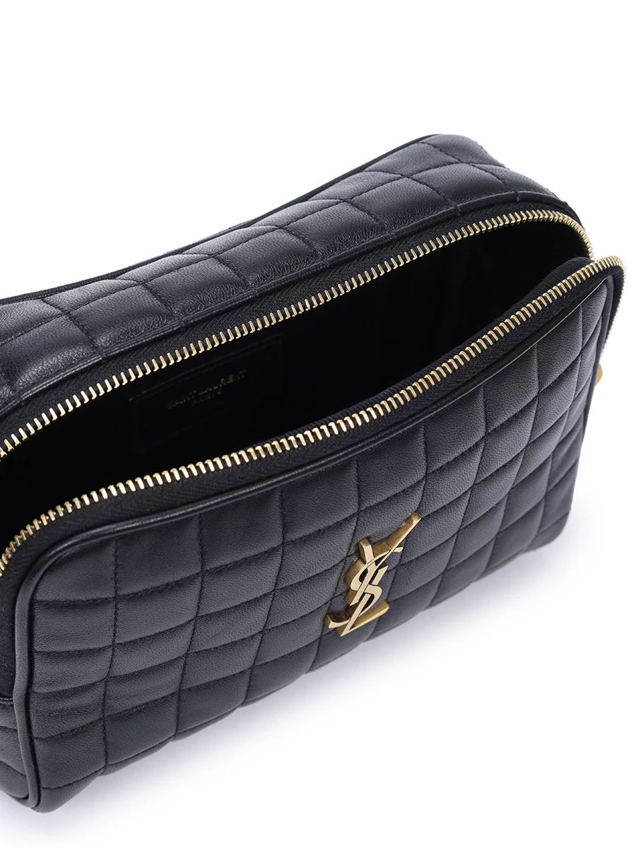 Сумка кожаная Cassandre SAINT LAURENT 764809AABVP 1000 Черный  Фото 4