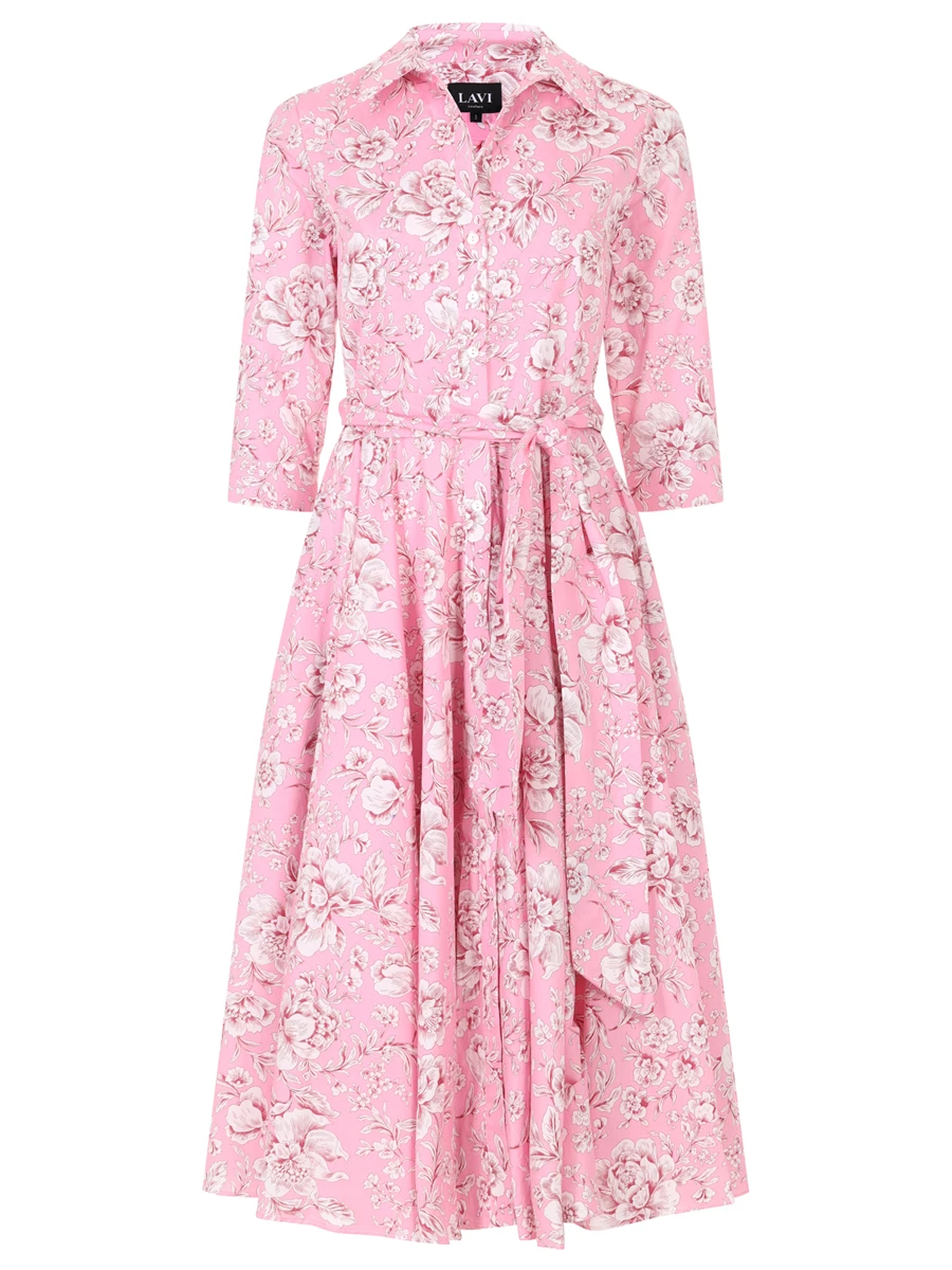 Платье хлопковое LAVI BS5WD020 S050 Розовый 