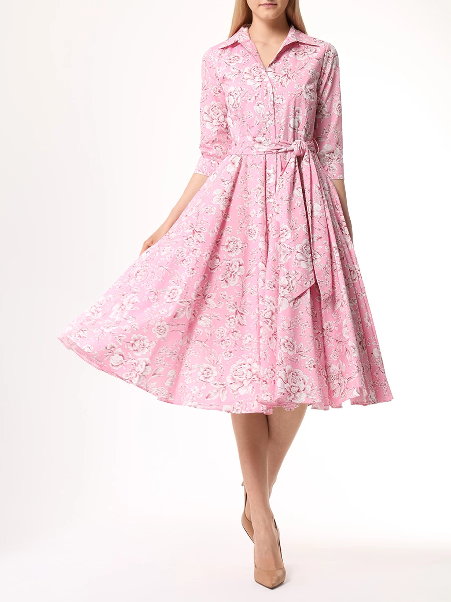 Платье хлопковое LAVI BS5WD020 S050 Розовый  Фото 2