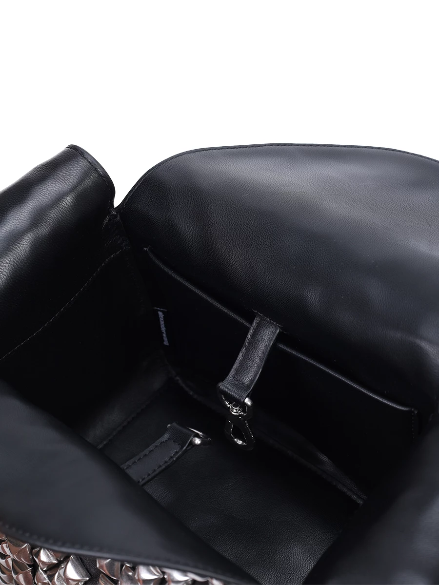 Сумка кожаная ALEXANDER WANG 20423K03L 001 Черный  Фото 4