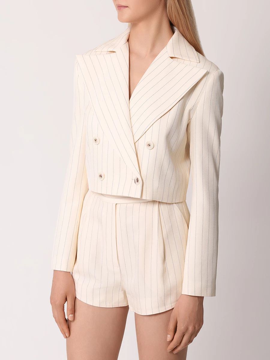 Жакет из вискозы JULI TOO Ross Бежевый  Фото 4