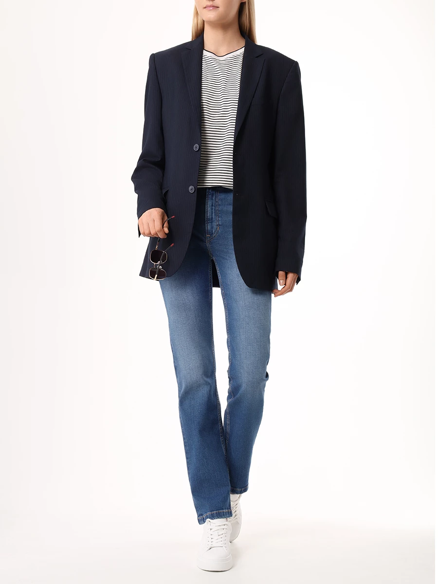 Джинсы хлопковые BOSS 50514578/405 Синий  Фото 2