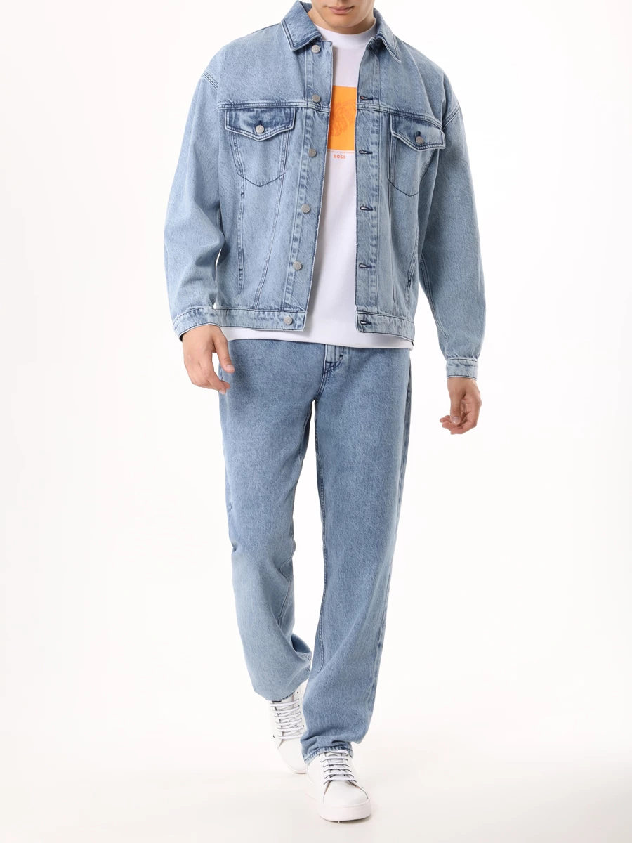 

Джинсы Relaxed Fit хлопковые, Голубой, 50513628/445