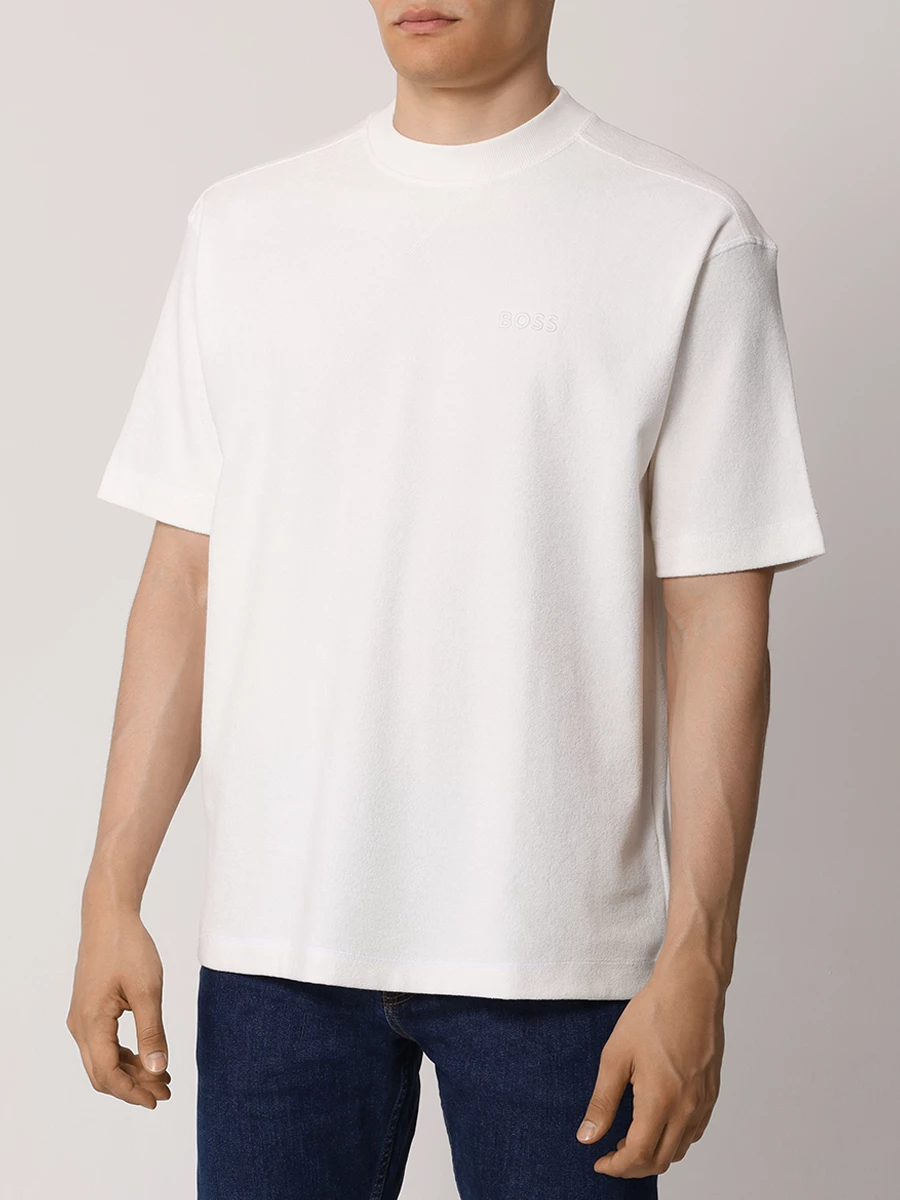 

Футболка Relaxed Fit хлопковая, Белый, 50511084/106