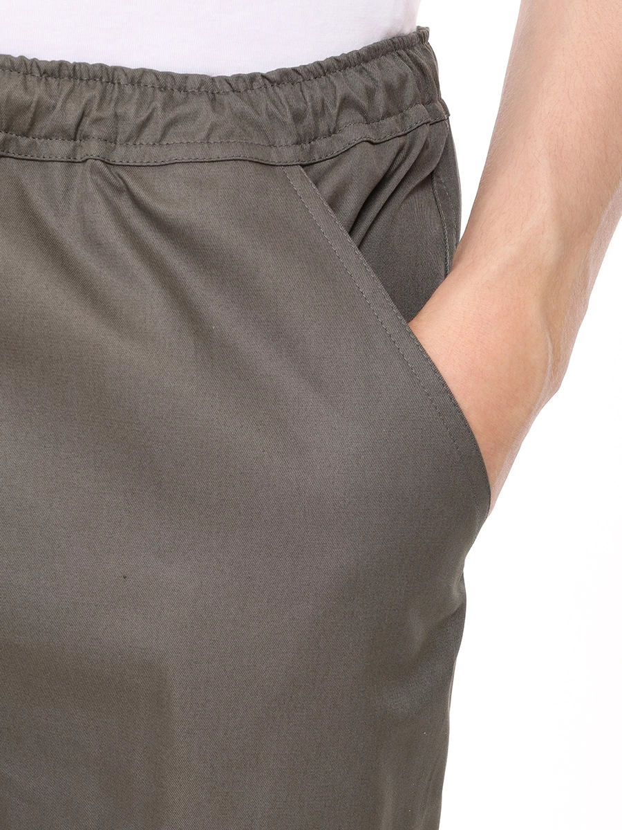 Шорты хлопковые KITON UPSHORTK06S9911000 Зеленый  Фото 5
