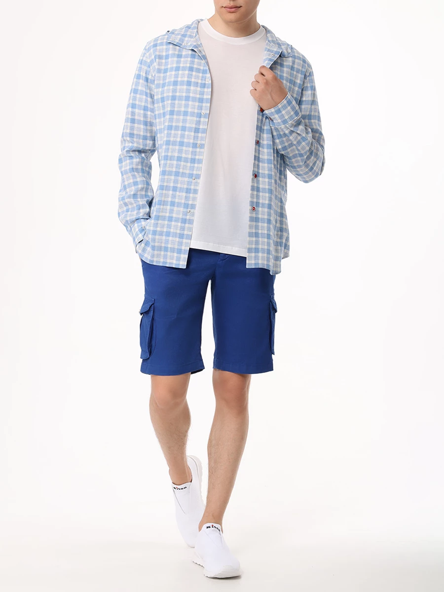 Футболка хлопковая KITON UMK1274HE30006 Белый  Фото 2