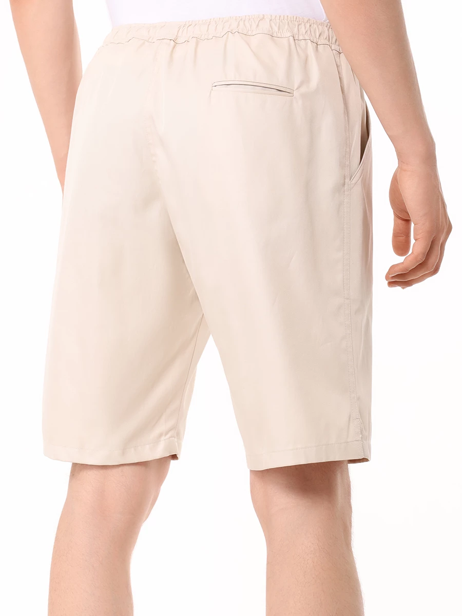 Шорты хлопковые KITON UPSHORTK06S9903000 Бежевый  Фото 3