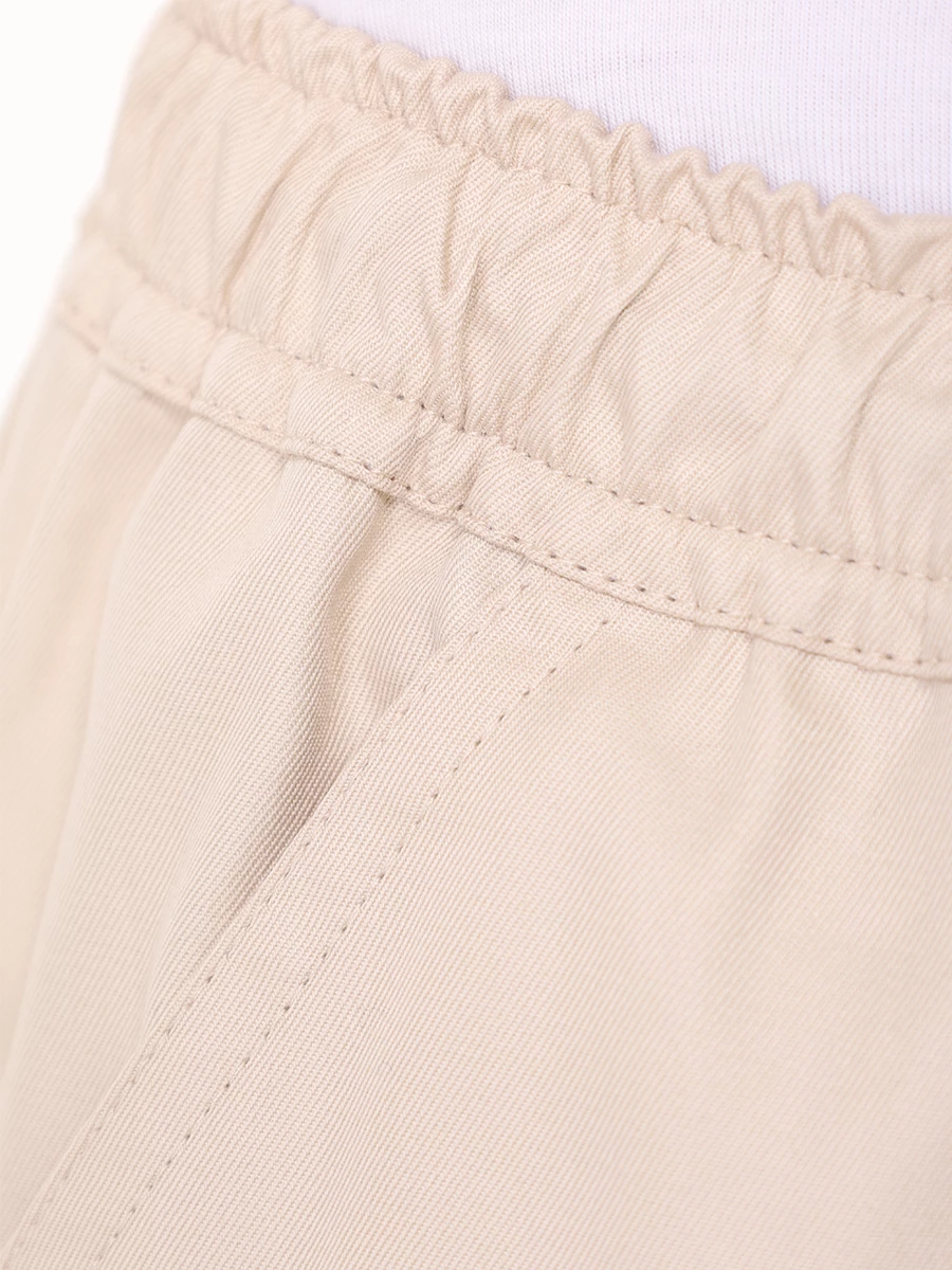 Шорты хлопковые KITON UPSHORTK06S9903000 Бежевый  Фото 5
