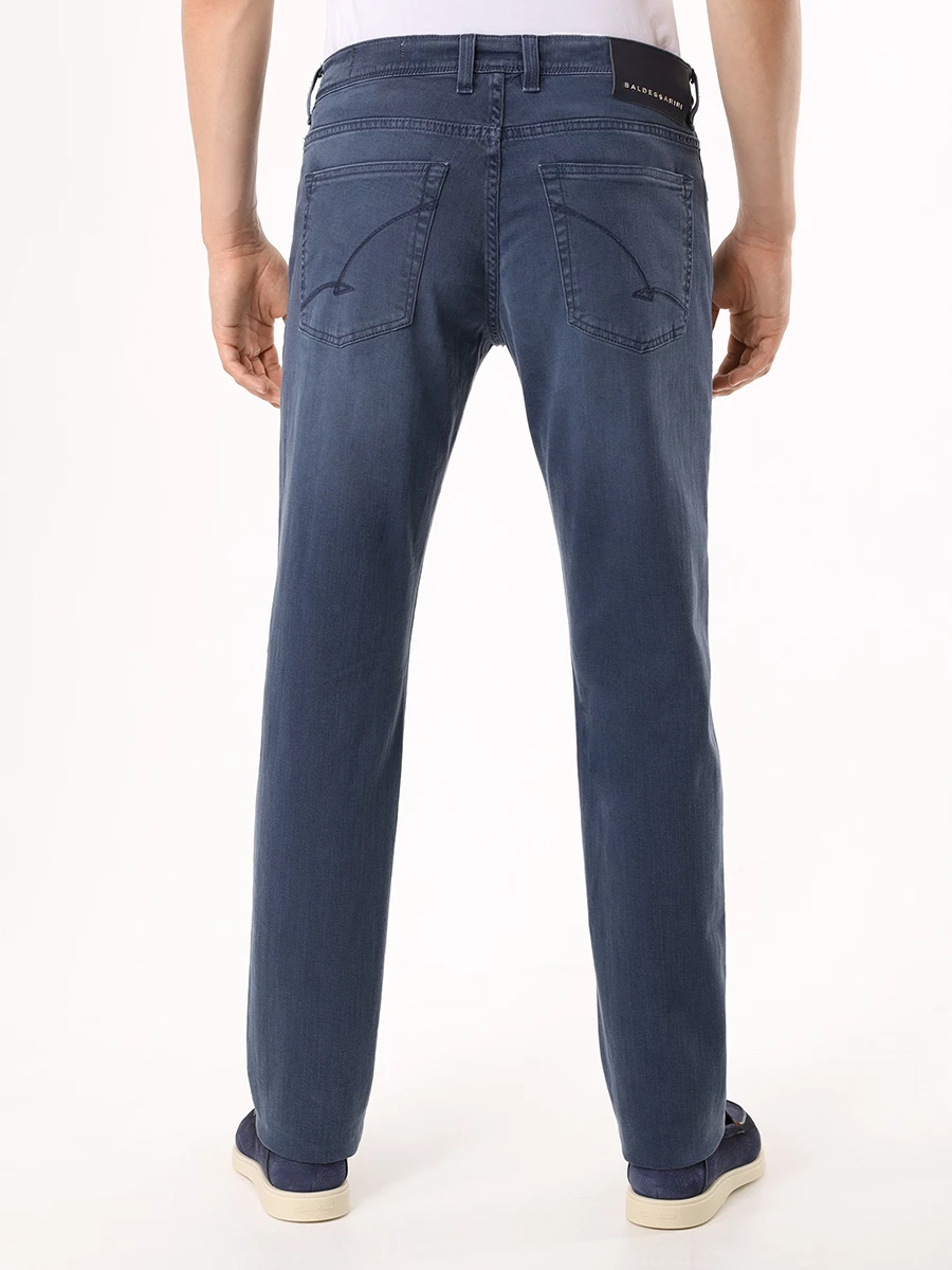 Джинсы Tapered Fit хлопковые BALDESSARINI B1 16506.1681 6811 Темно Синий  Фото 3