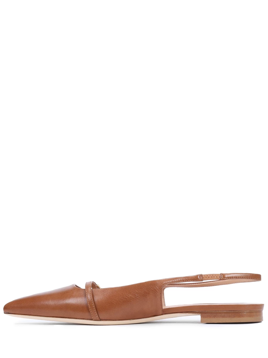 Туфли кожаные KITON D57807N0100612001 Коричневый  Фото 3