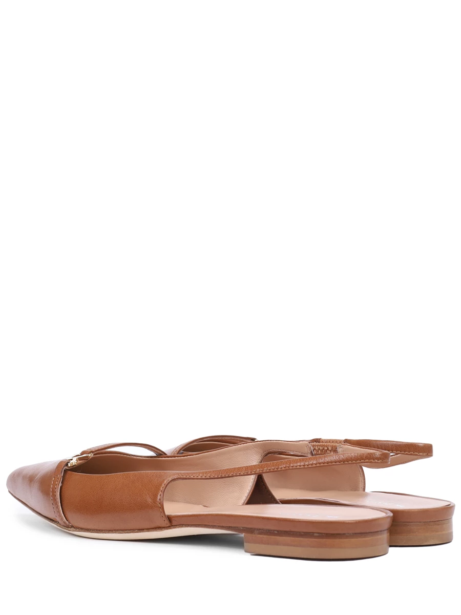 Туфли кожаные KITON D57807N0100612001 Коричневый  Фото 4
