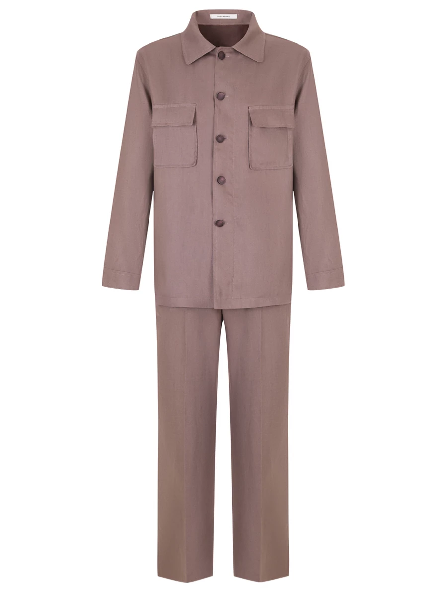 

Костюм льняной, Коричневый, DAMIAN/P-NATO04/340021U/24E186/ET970 Светло