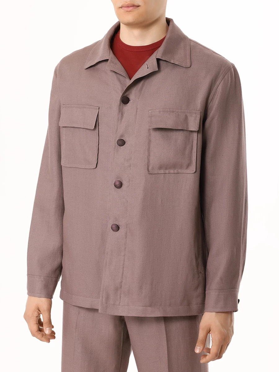 

Костюм льняной, Коричневый, DAMIAN/P-NATO04/340021U/24E186/ET970 Светло