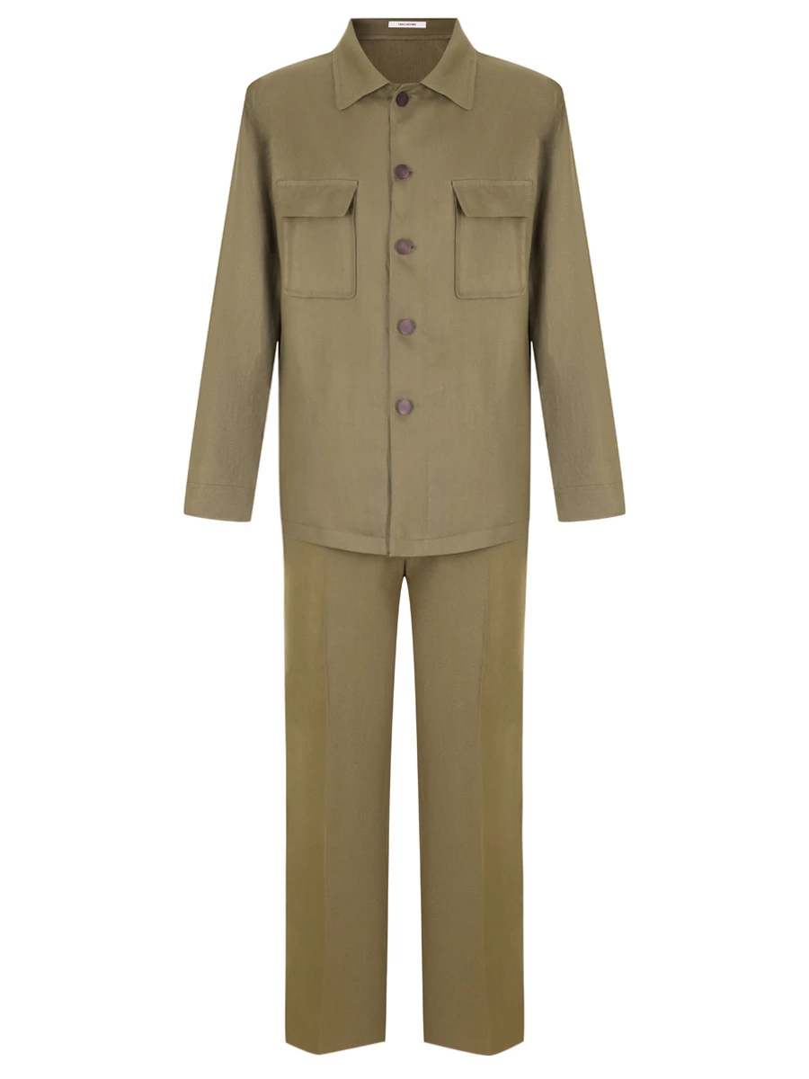 

Костюм льняной, Зеленый, DAMIAN/P-NATO04/340021U/24E186/EV844