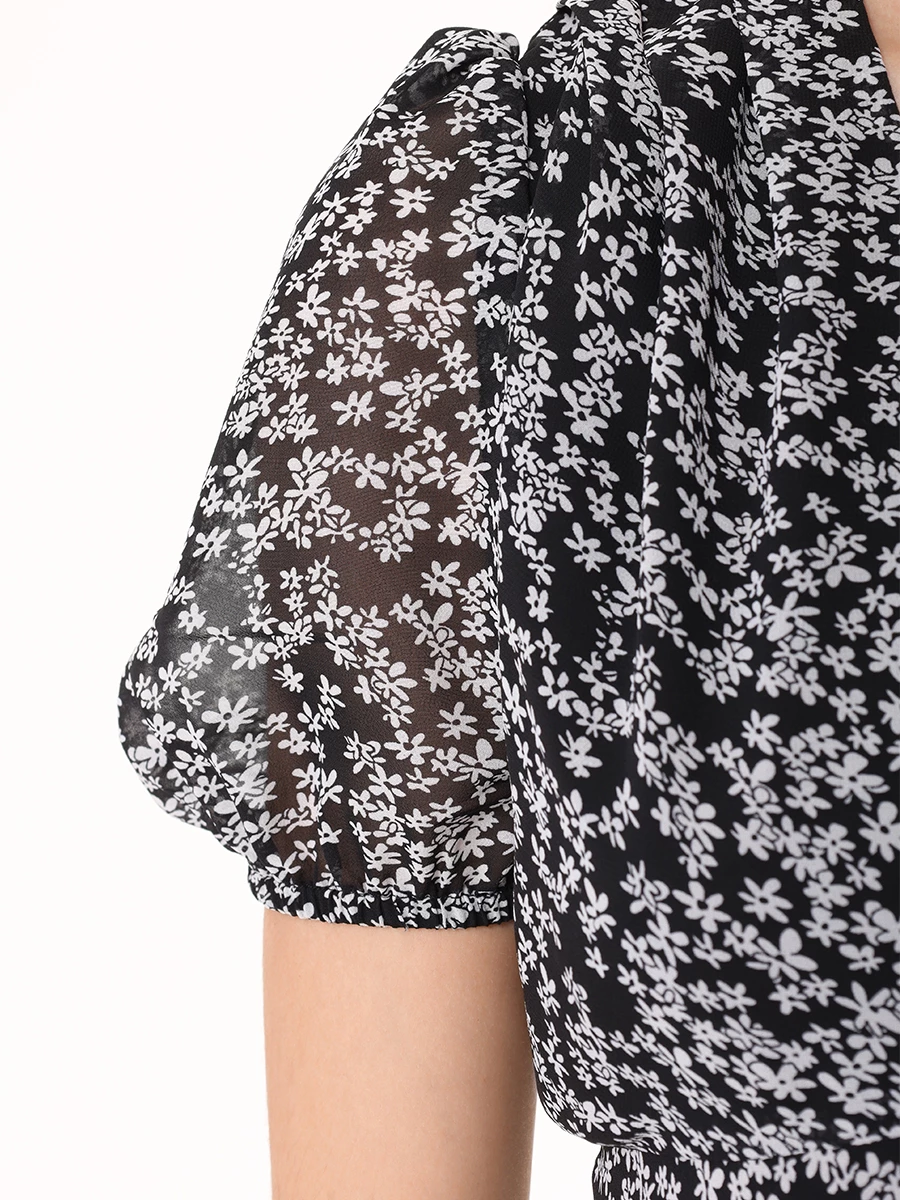 

Платье из вискозы, Черный, Yasmine Noir SKU67465431