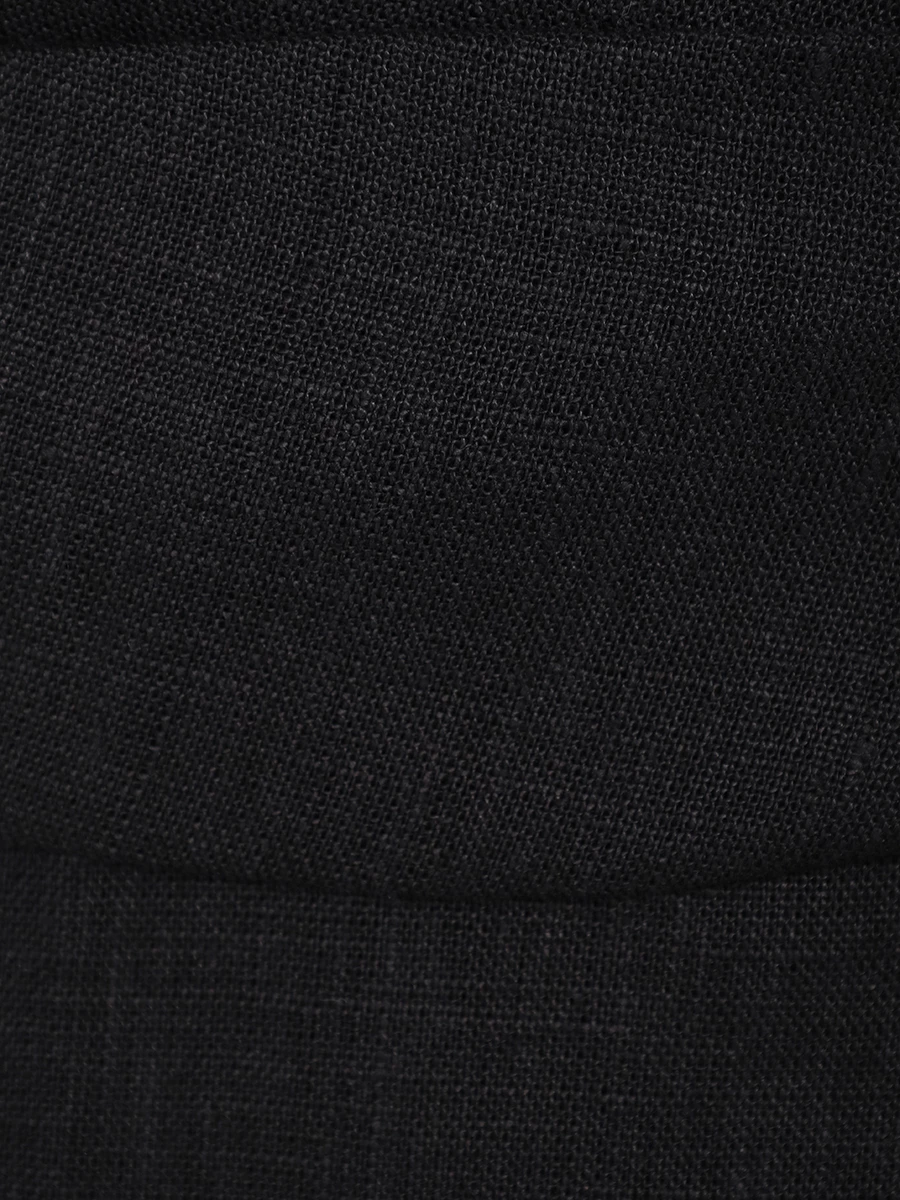 Платье льняное SASHAVERSE D187/Linen/9101.900/SS24 Черный  Фото 6