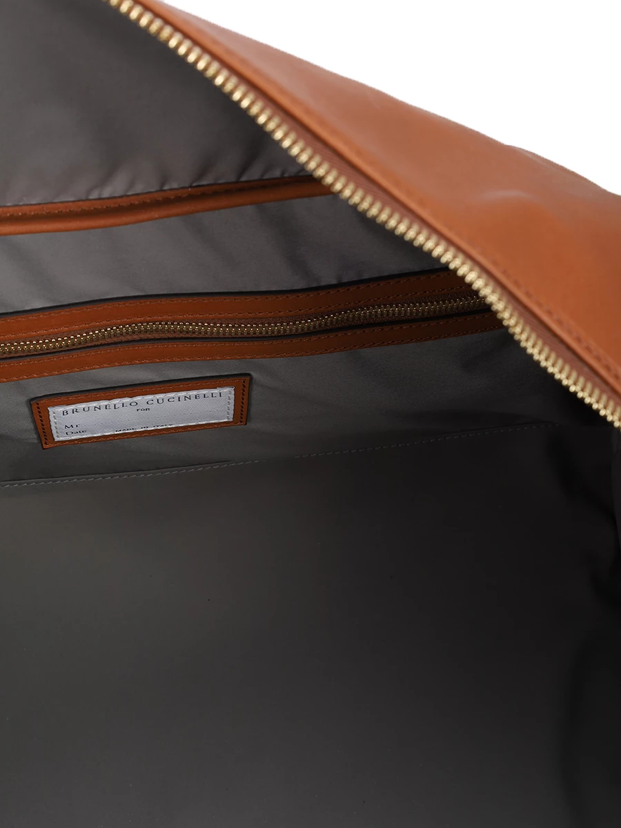 Сумка комбинированная BRUNELLO CUCINELLI MBYEU395 CBK21 Бежевый  Фото 4