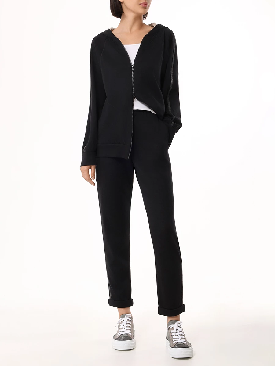 Костюм хлопковый BRUNELLO CUCINELLI MD828SM606/MD828SM679 C9185 Черный  Фото 2