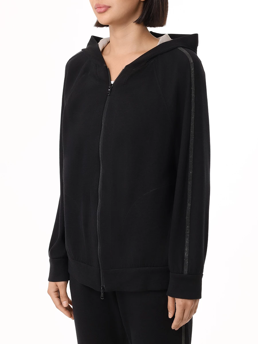 Костюм хлопковый BRUNELLO CUCINELLI MD828SM606/MD828SM679 C9185 Черный  Фото 4