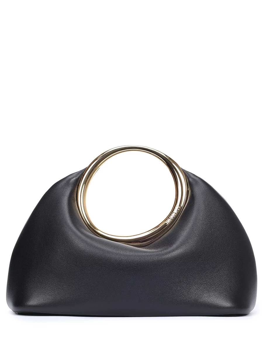 Сумка кожаная Le Petit Calino JACQUEMUS 241BA395 3171 990 Черный 