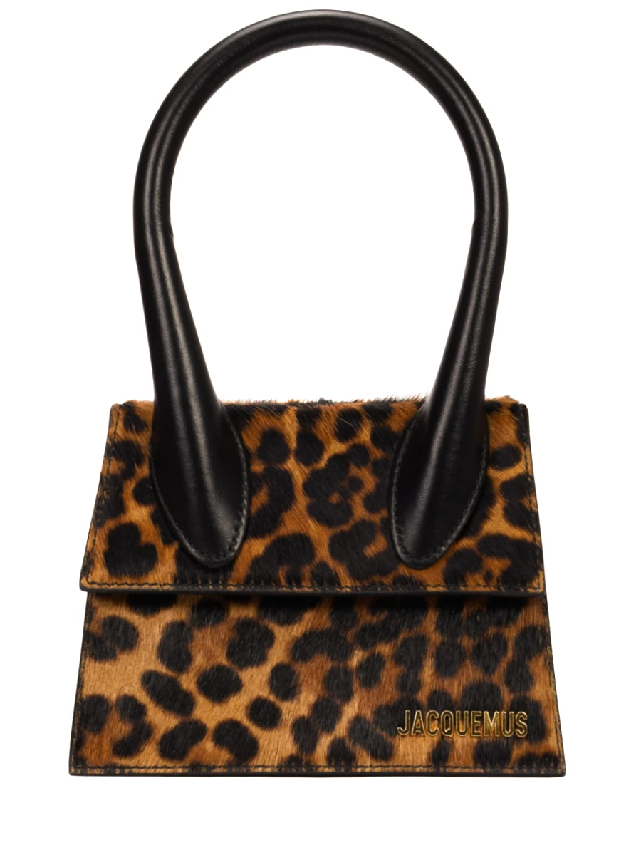 Сумка Le Chiquito JACQUEMUS 213BA002 3168 8BQ Анималистичный принт 