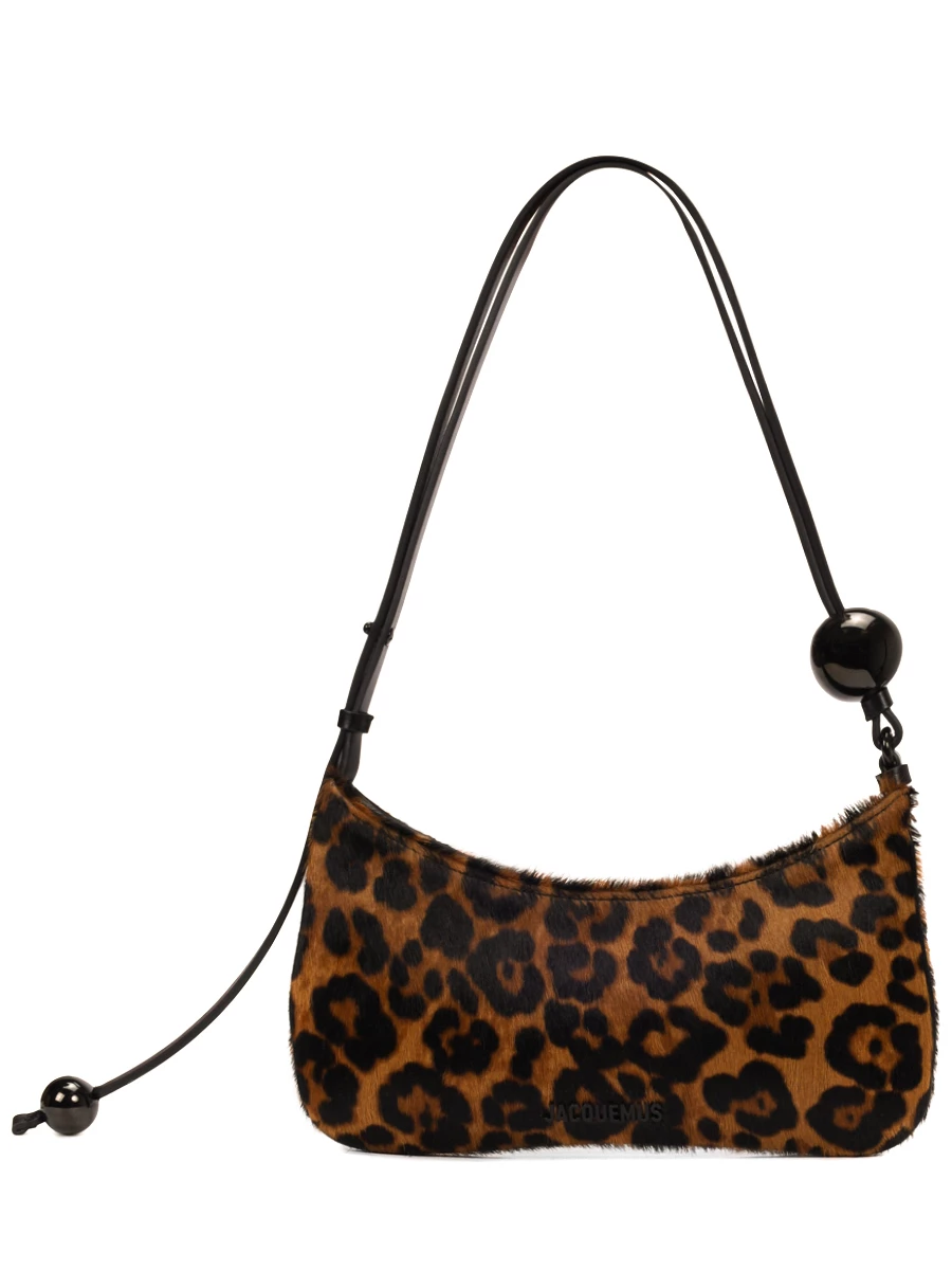 Сумка Le Bisou Perle JACQUEMUS 231BA057 3168 8BQ Анималистичный принт 