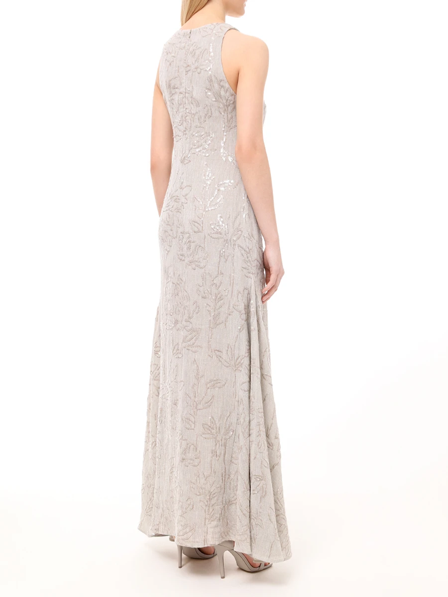 Платье льняное BRUNELLO CUCINELLI MH570A5207 C169 Бежевый  Фото 3