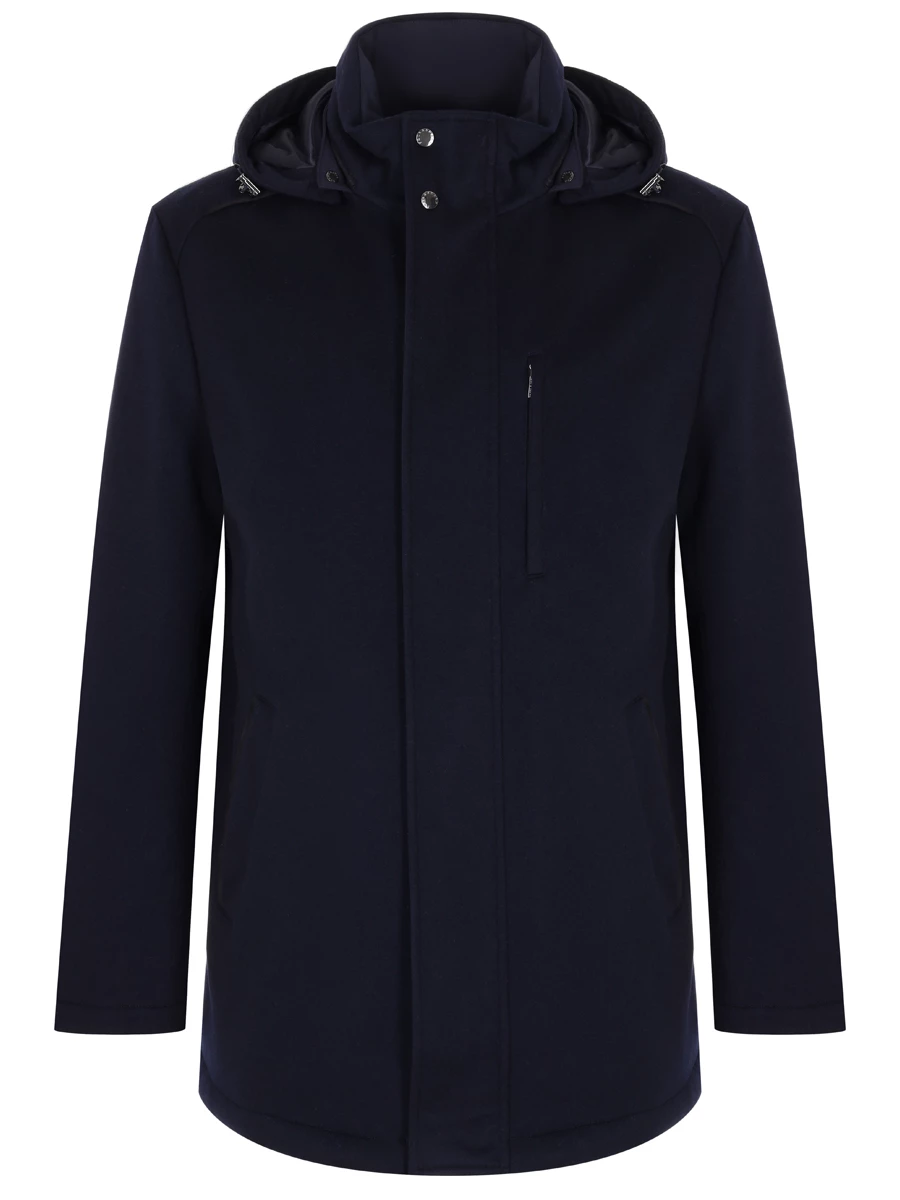 Полупальто кашемировое PAUL & SHARK 14312405/050 Синий 