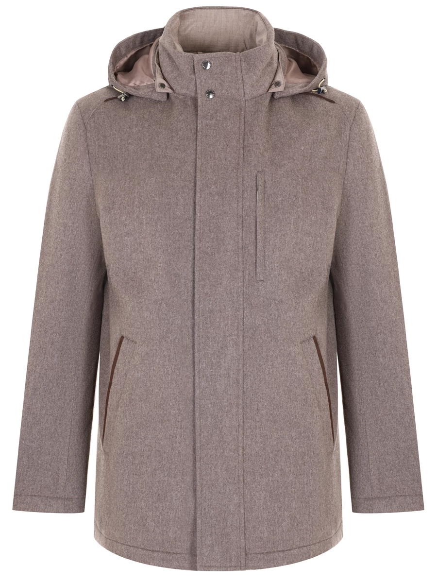 Полупальто кашемировое PAUL & SHARK 14312405/090 Коричневый 