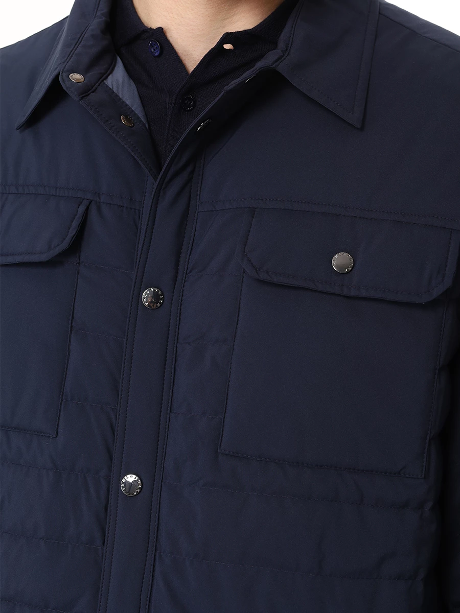 Пуховик стеганый PAUL & SHARK 14312606/013 Синий  Фото 5