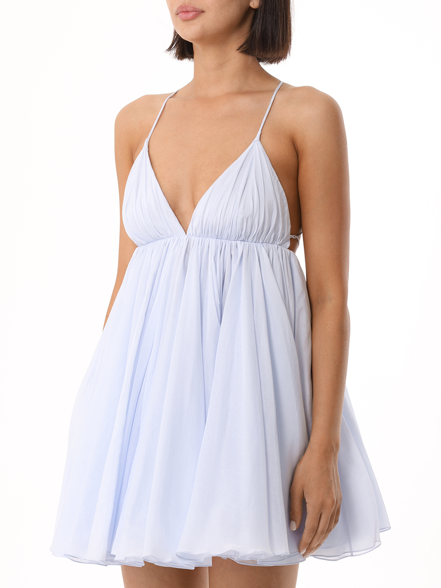 

Платье шелковое L Etoile du Sud, Голубой, L'ETOILE DU SUD