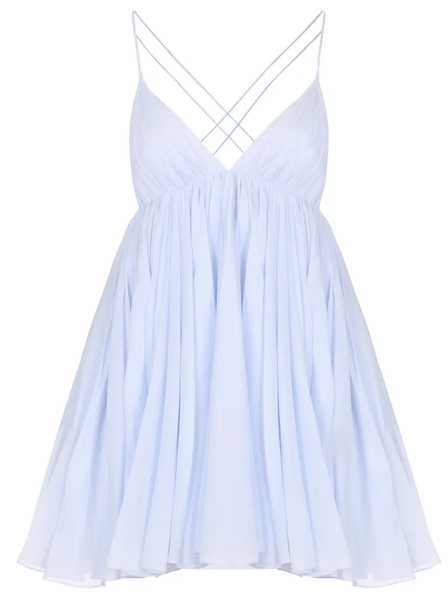 

Платье шелковое L Etoile du Sud, Голубой, L'ETOILE DU SUD